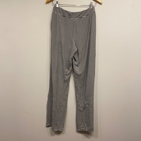 Soma Black and White Striped Wide Leg Pajama Bottoms Size Small - Picture 3 of 3